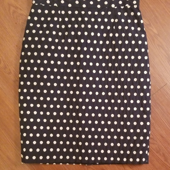 Forever 21 Rockabilly Retro Fitted Polka Dot Dress - Picture 4 of 8